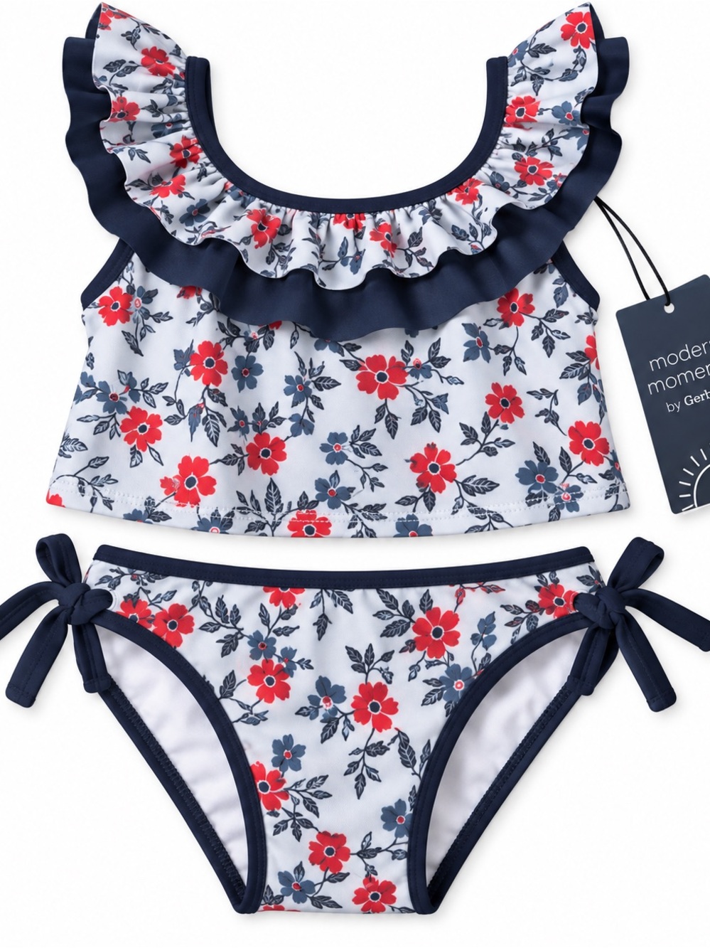 🌺 Modern Moments by Gerber Girls’ 2-Piece Swimsuit – Size 2T – NWT